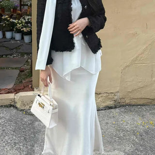 Frill Button Regular Fit Plain Long Sleeve Jacket