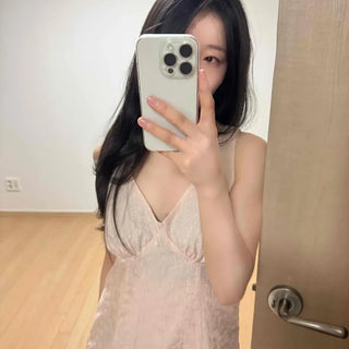 Plain Strap A-line Sleeveless Mini Dress