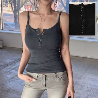 Motes studded sleeveless top