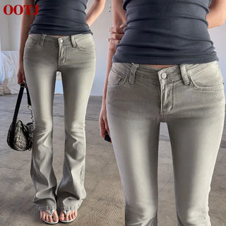 Melido Low Denim Bootcut Pants