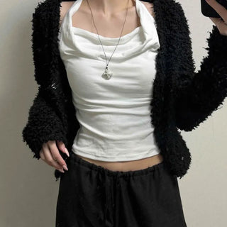 Slim Fit Fitted Plain Daily Sleeveless