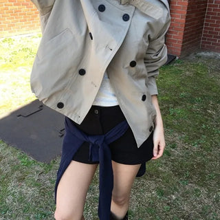 *High Quality/Made in Korea* Double Trench Jacket