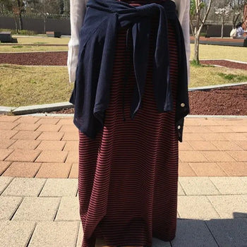 Faye Striped Skirt