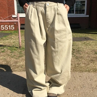 *sale* Ivory Pintuck Wide Pants