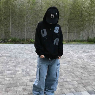 Cargo Pocket Wide Loose Fit Daily Long Pants