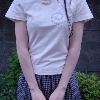 Picky check tee