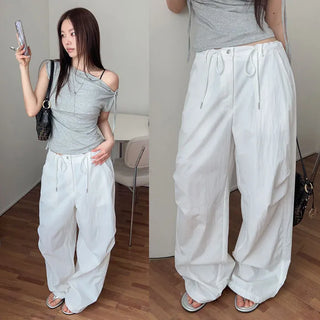 Baydo String Pintuck Wide Pants