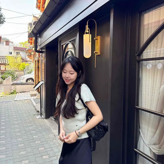 Luon Plain Regular Fit Short Sleeve Daily