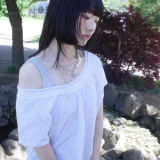 Big Dot Asymmetrical Off-Tee