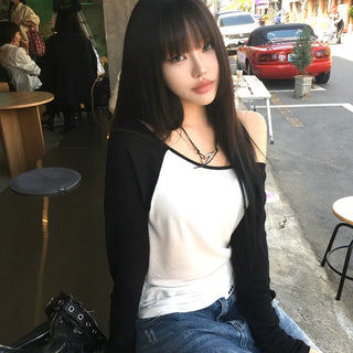 Yuk Raglan Loose Shoulder Off-Tee