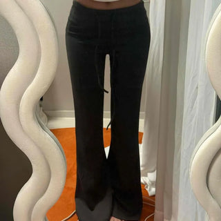 Lumi String Flare Loose Fit Daily Long Pants