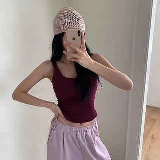 Billy Crop Ribbed Sleeveless