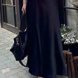 Loose Fit Flare A-Line Daily Long Skirt