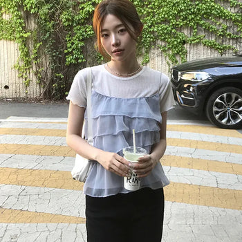 Insade Short Sleeve Blouse