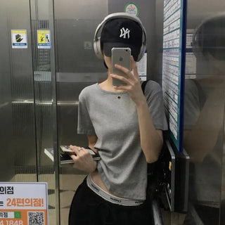 [Standard ver/Flooded with Inquiries] Basic Loose Fit Summer Inner Short Sleeve Tee