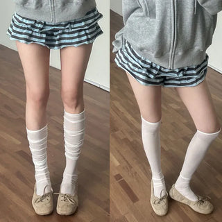 Tibetan see-through knee socks