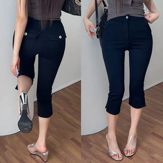 Jessieo banding capri pants
