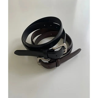 Volume leather belt