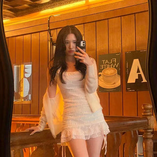 Slim Fit Plain Long Sleeve Daily Cardigan