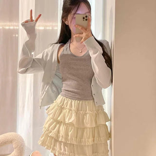 Button Regular Fit Plain Long Sleeve Casual Cardigan