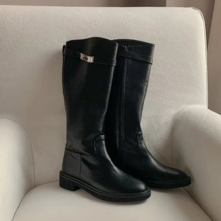 Chepy buckle long boots