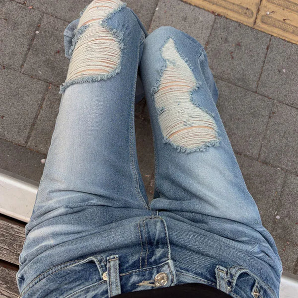 Helsinki Raw Denim Bootcut Pants