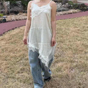 Plain Strap H-Line Sleeveless Loose Fit Mini Dress