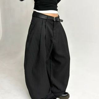 Xenon Stripe Wide Slacks Pants