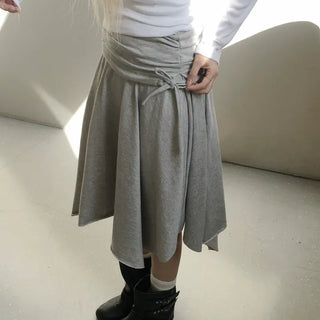 Seti Flare Asymmetrical Midi Skirt