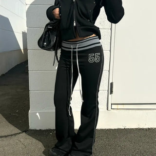 Pipen Color Block Bootcut Training Pants