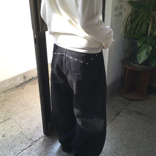 Exus Back Western Studded Wide Pants