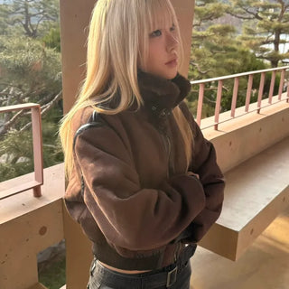 Teddy Suede Shearling Jacket