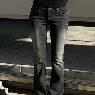 Butt Washed Raw Bootcut Pants