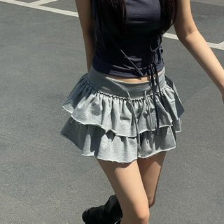 Rabbit Tiered Skirt Pants