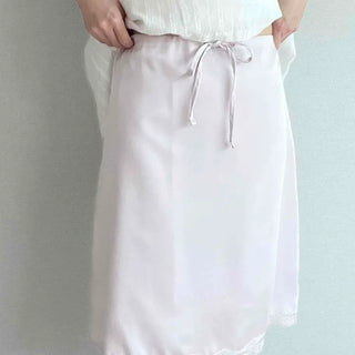 String A-line Daily Midi Skirt