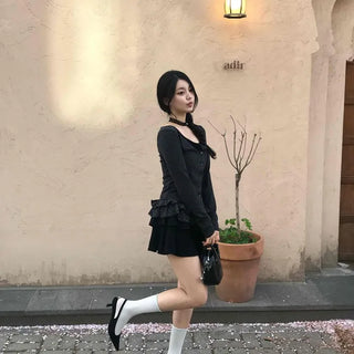 Frill Flare A-Line Daily Mini Skirt