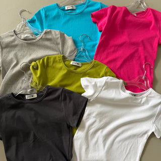 Lekina Vivid Slim Fit Short Sleeve T-shirt