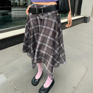 Kia Asymmetrical Layered Skirt