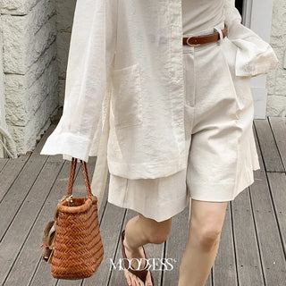 Pebble Cotton Half Pants