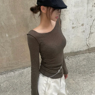 Fanny Backless Slim Long Knit