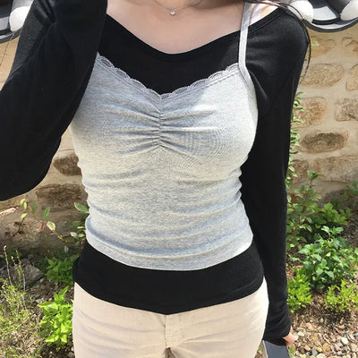 One Lace Sleeveless