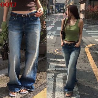 Serif Low Denim Wide Pants