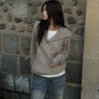 Dolph Half-Open Pocket Thick Knit