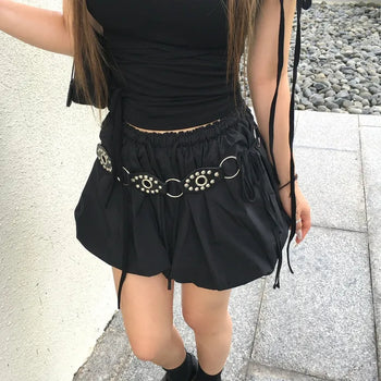 Candy Pumpkin Balloon Mini Skirt