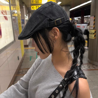 Vogue Pigment Side Buckle Hunting Cap