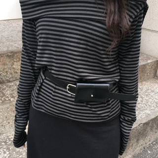 Layered Belt with Fleece Mini Pocket Point