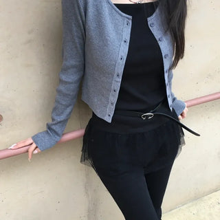 Shane Round Ribbed Cardigan