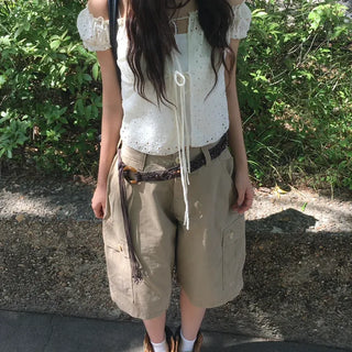 Braided Boheme Long Fringe Ring Vintage Belt
