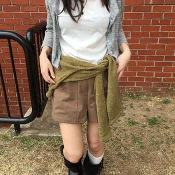 Bird Cotton Shorts