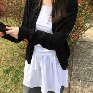 Fleece Damage Cardigan